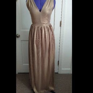 Handmade gold maxi dress